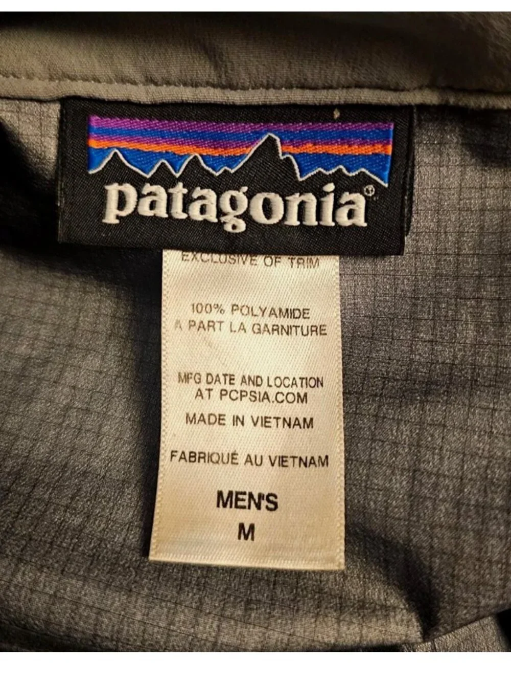 Patagonia Super Alpine Snow Bib Pants Men M Gore Tex Gray Waterproof Side-Zip